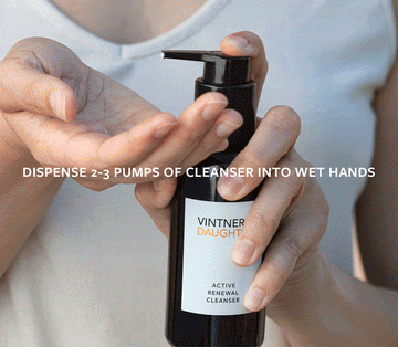 Active Renewal Cleanser™ Application Method - Vintner's Daughter